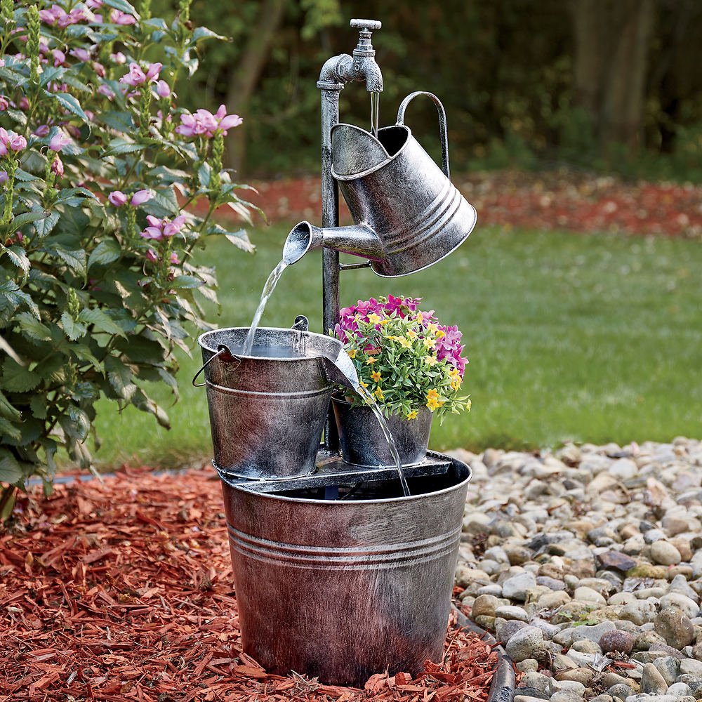 watering can fountain